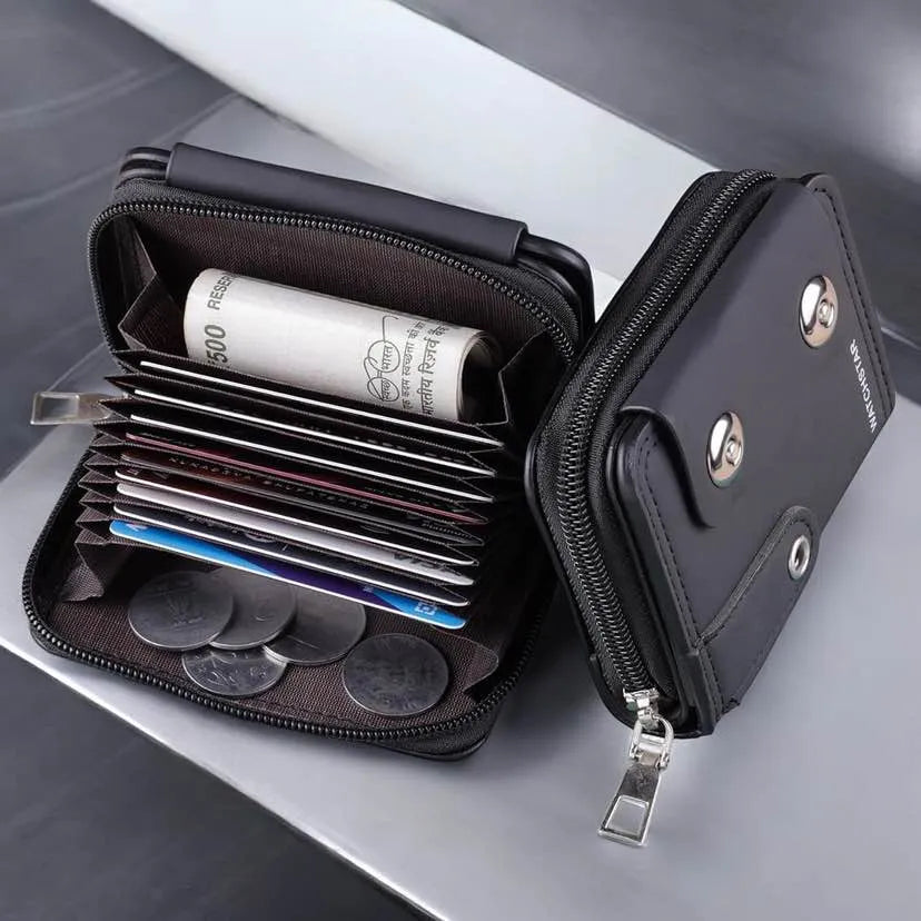 PU Leather Mini Zipper Wallet