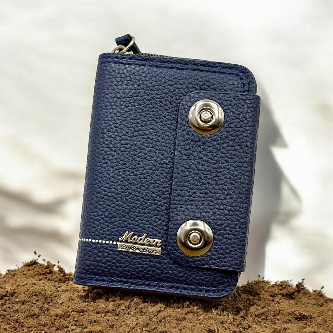 PU Leather Mini Zipper Wallet