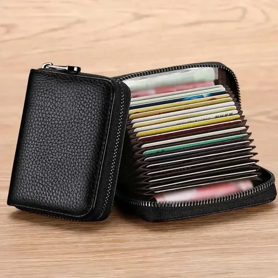 PU Leather Zipper Wallets