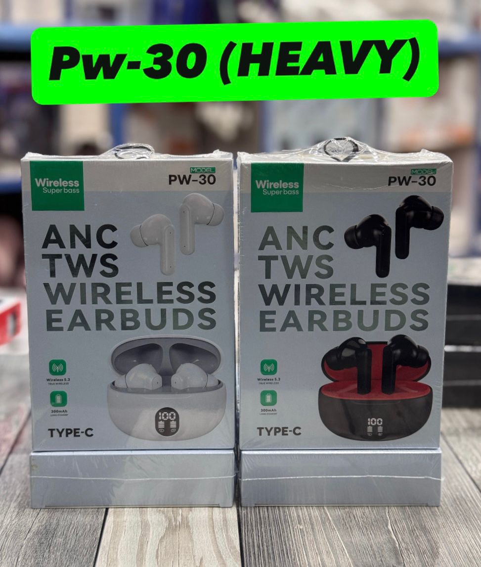 PW 30 Sterio TWS Wireless Earbuds