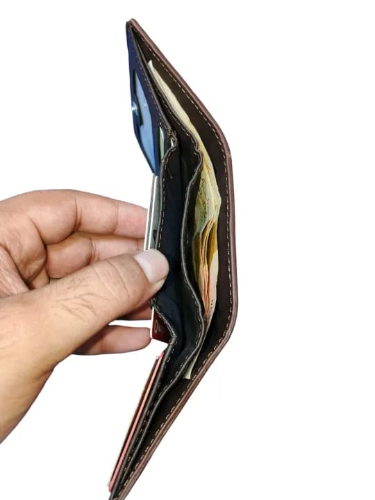 PU Leather Trifold Wallet