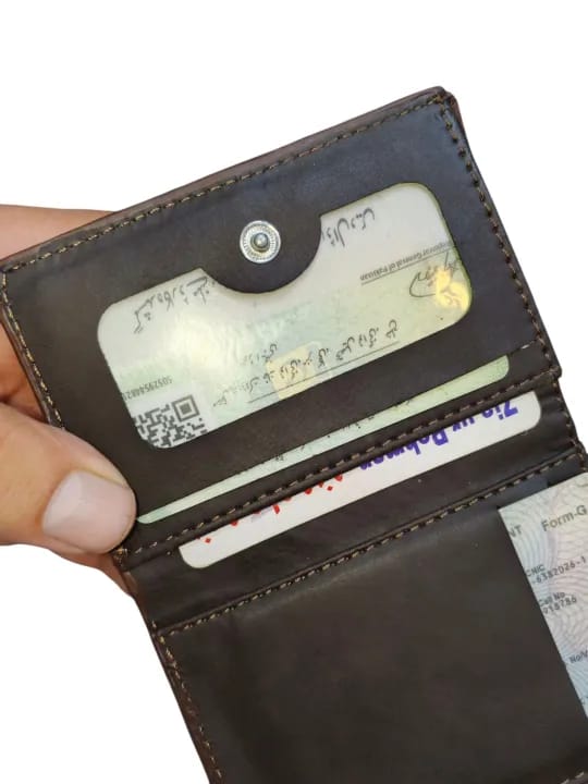 PU Leather Trifold Wallet