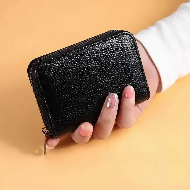 PU Leather Zipper Wallets