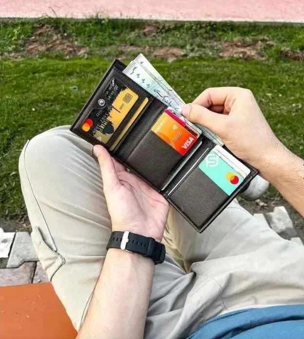 Leather Trifold Wallet